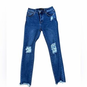 Monkey Ride Jeans Original Vintage Dark Wash Skinny Jeans Women Size 9/29